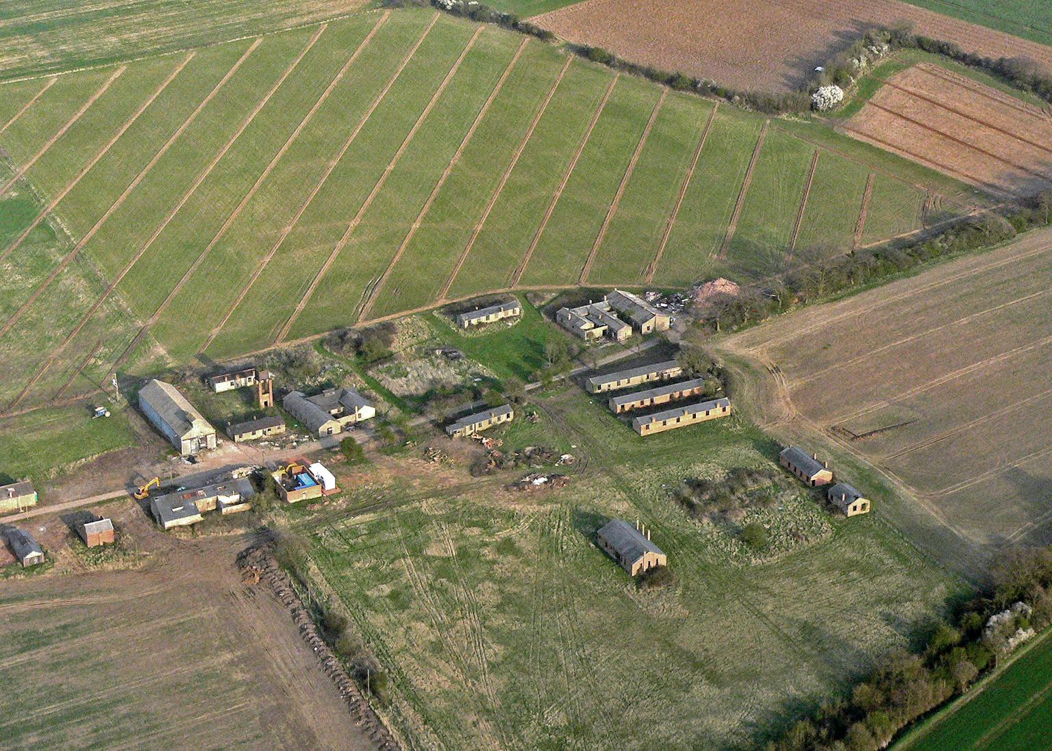 Stow Maries aerial view