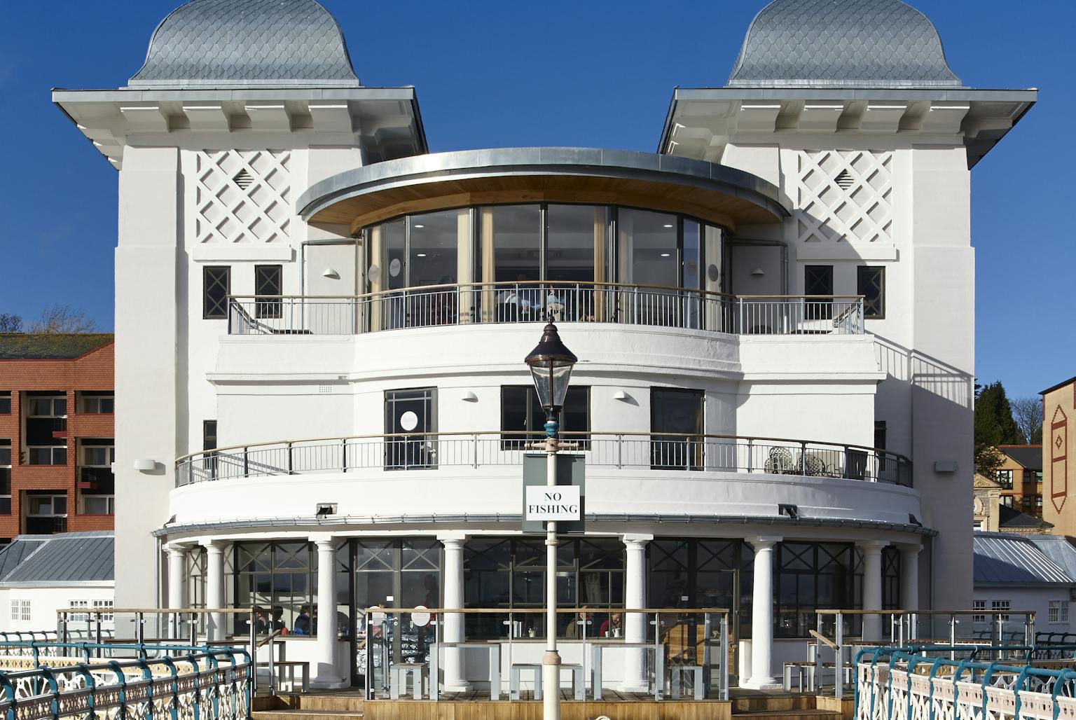 The Art Deco Penarth Pier Pavilion in Wales