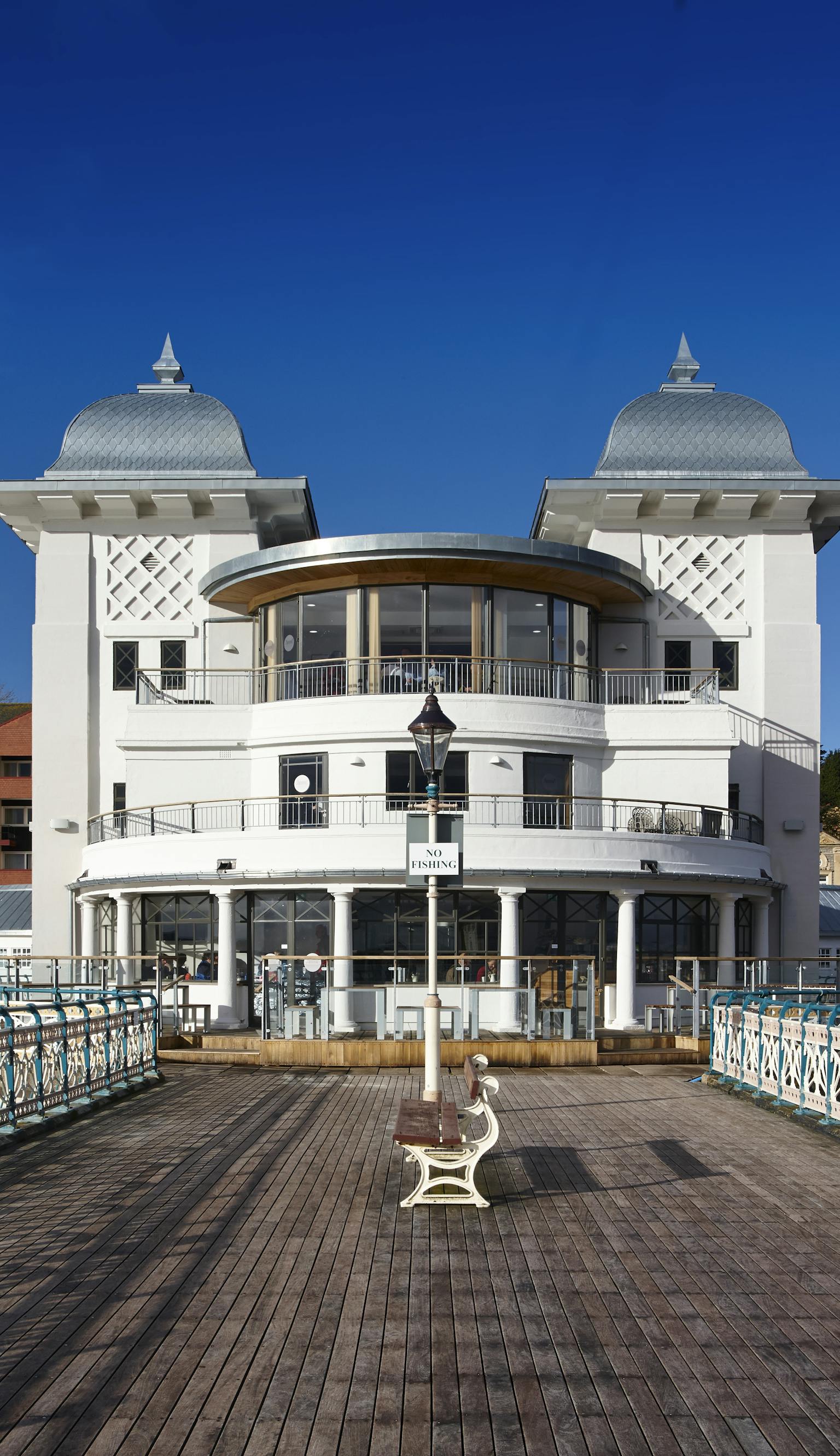 The Art Deco Penarth Pier Pavilion in Wales