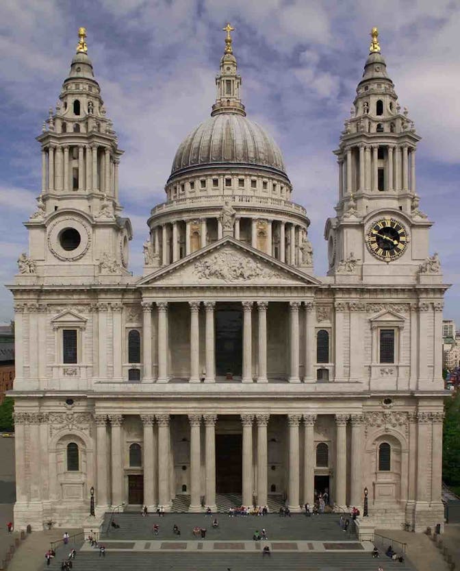 The exterior of St Paul's Cathedral