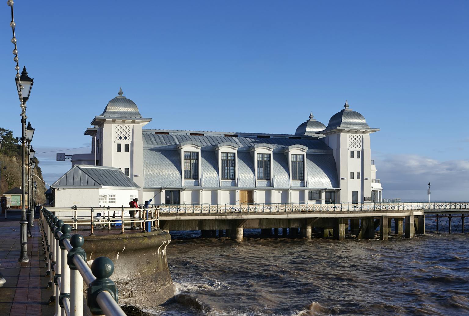 The Art Deco Penarth Pier Pavilion in Wales