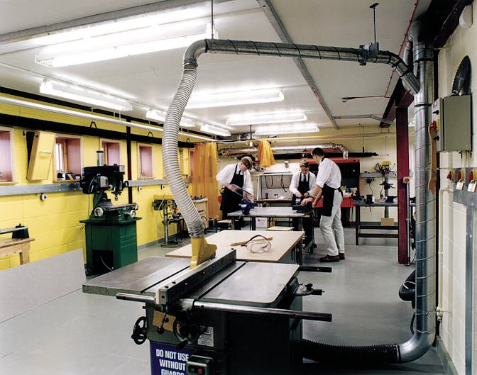 ​Interior view of low-energy technology building​