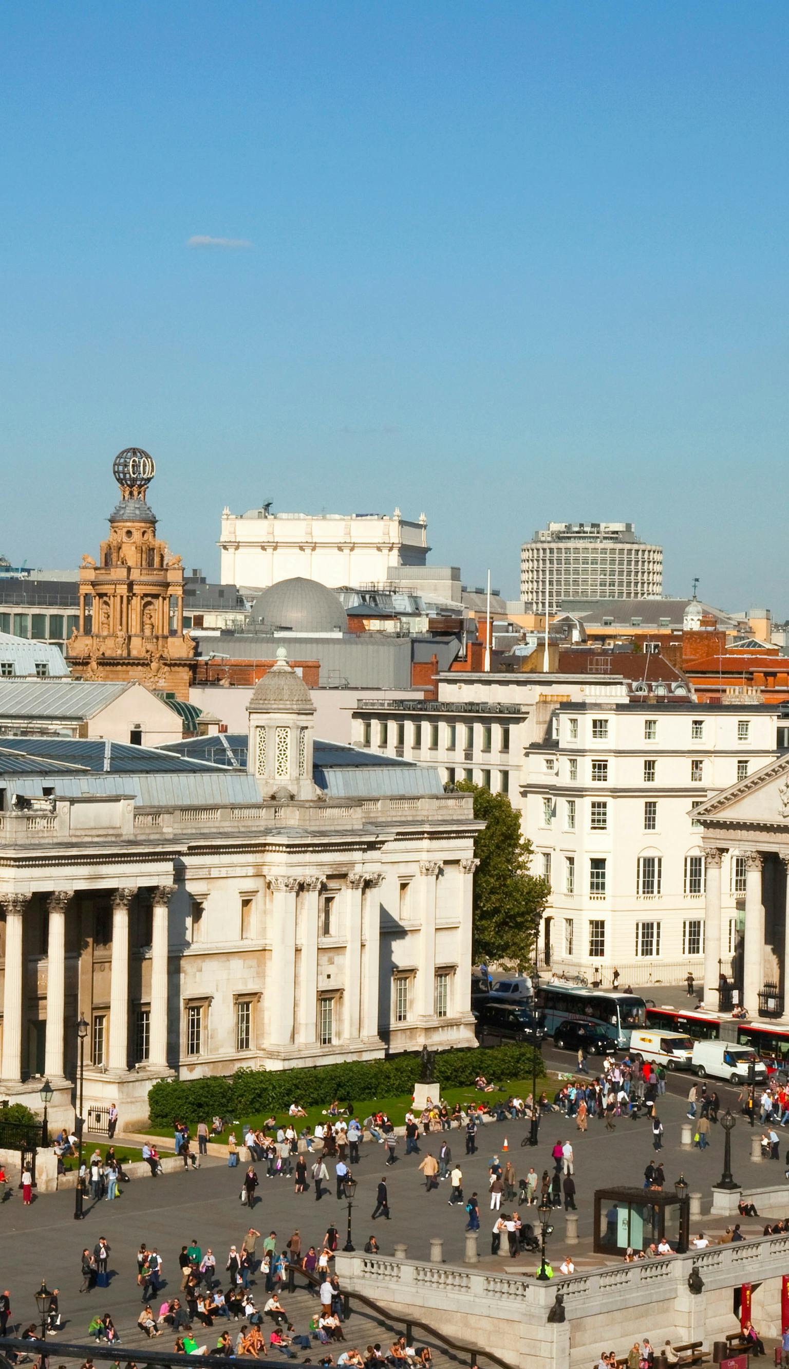 The National Gallery in Trafalgar Square, where Purcell have been working on various projects for over 30 years.