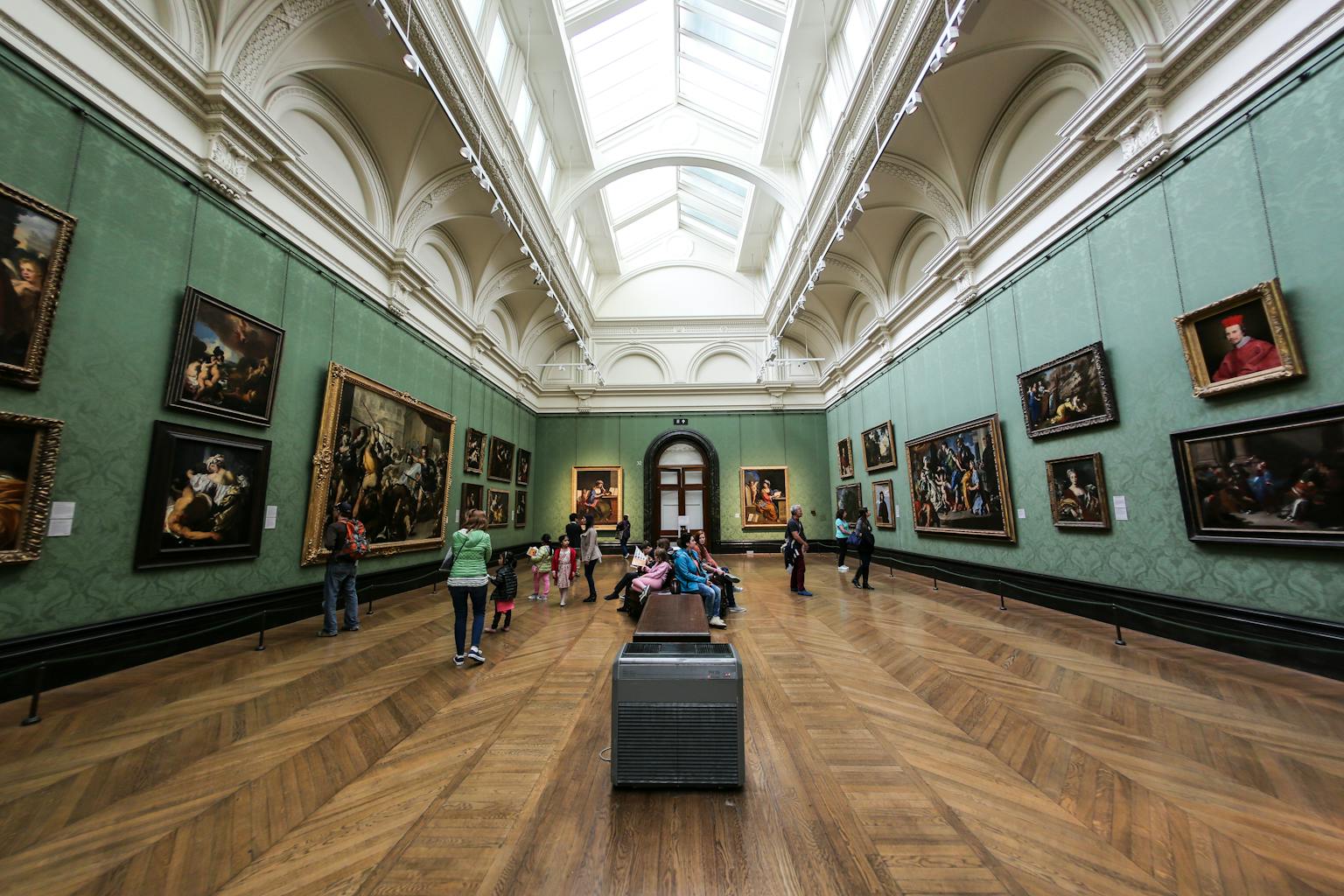 Interior of The National Gallery