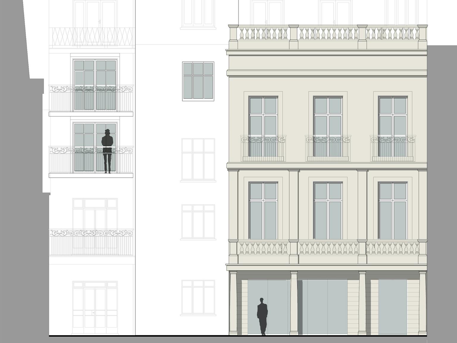 The scheme to convert the townhouses into one home received planning and listed building consent in June 2010.