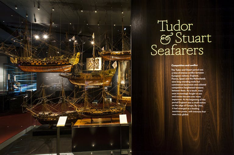 Tudor And Stuart Seafarers exhibition gallery © National Maritime Museum, London