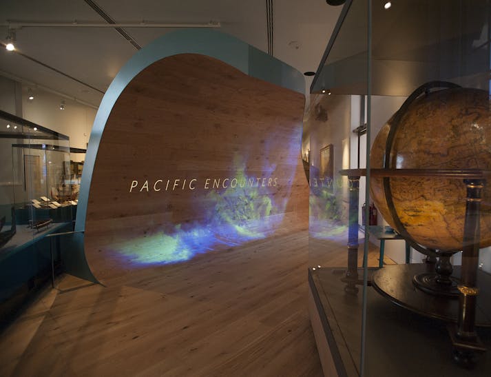 Pacific Encounters exhibition gallery © National Maritime Museum, London