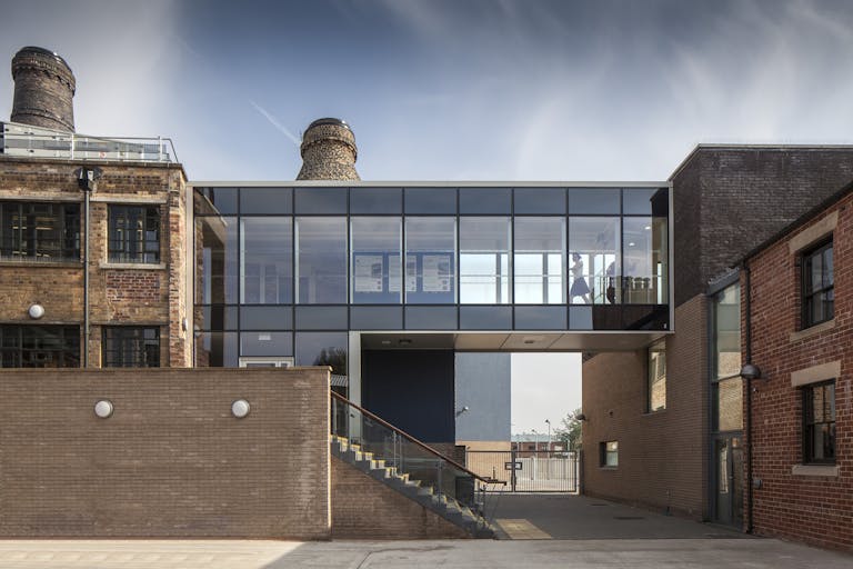 Stoke-on-Trent's Centre for Refurbishment Excellence (CoRE), formerly the disused Enson Works and The America Hotel