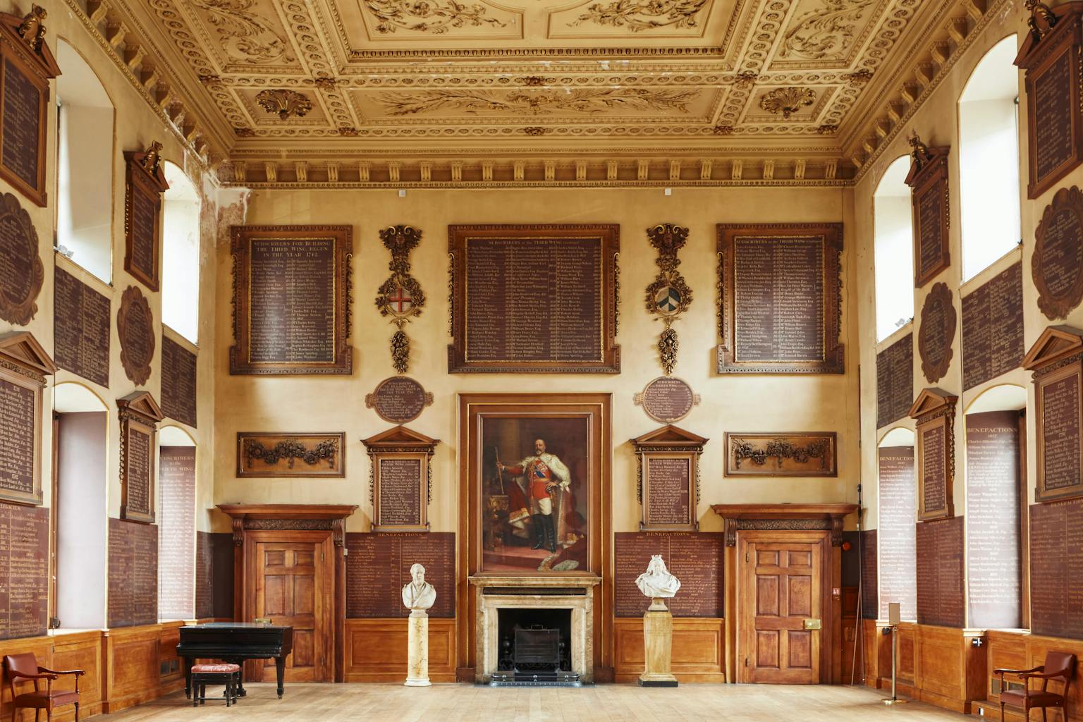 Interior of the Great Hall at Barts, © Matthew Andrews