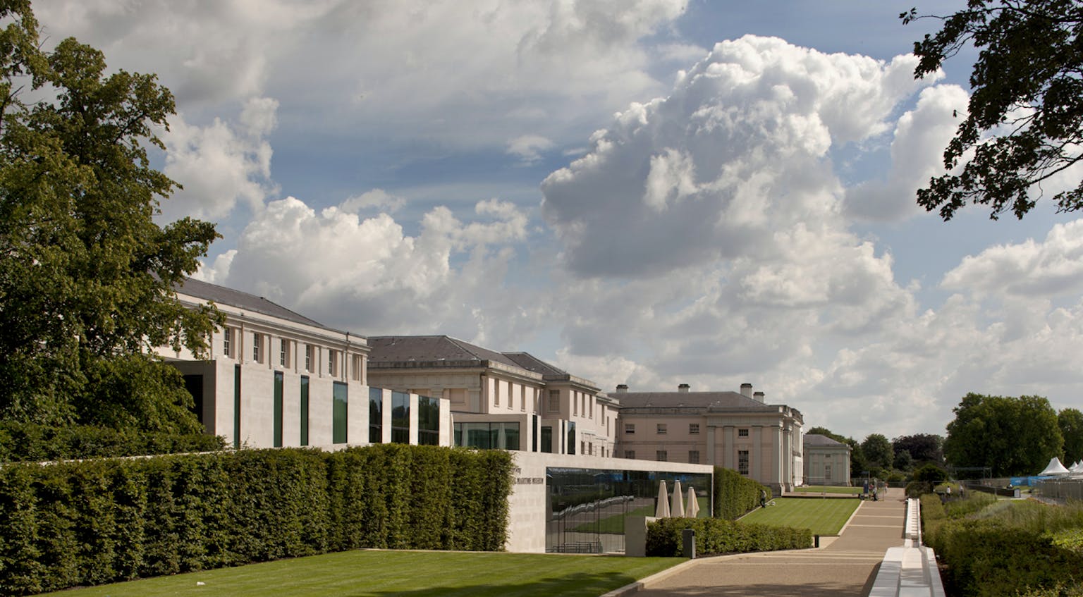 Greenwich park with views of the National Maritime Museum