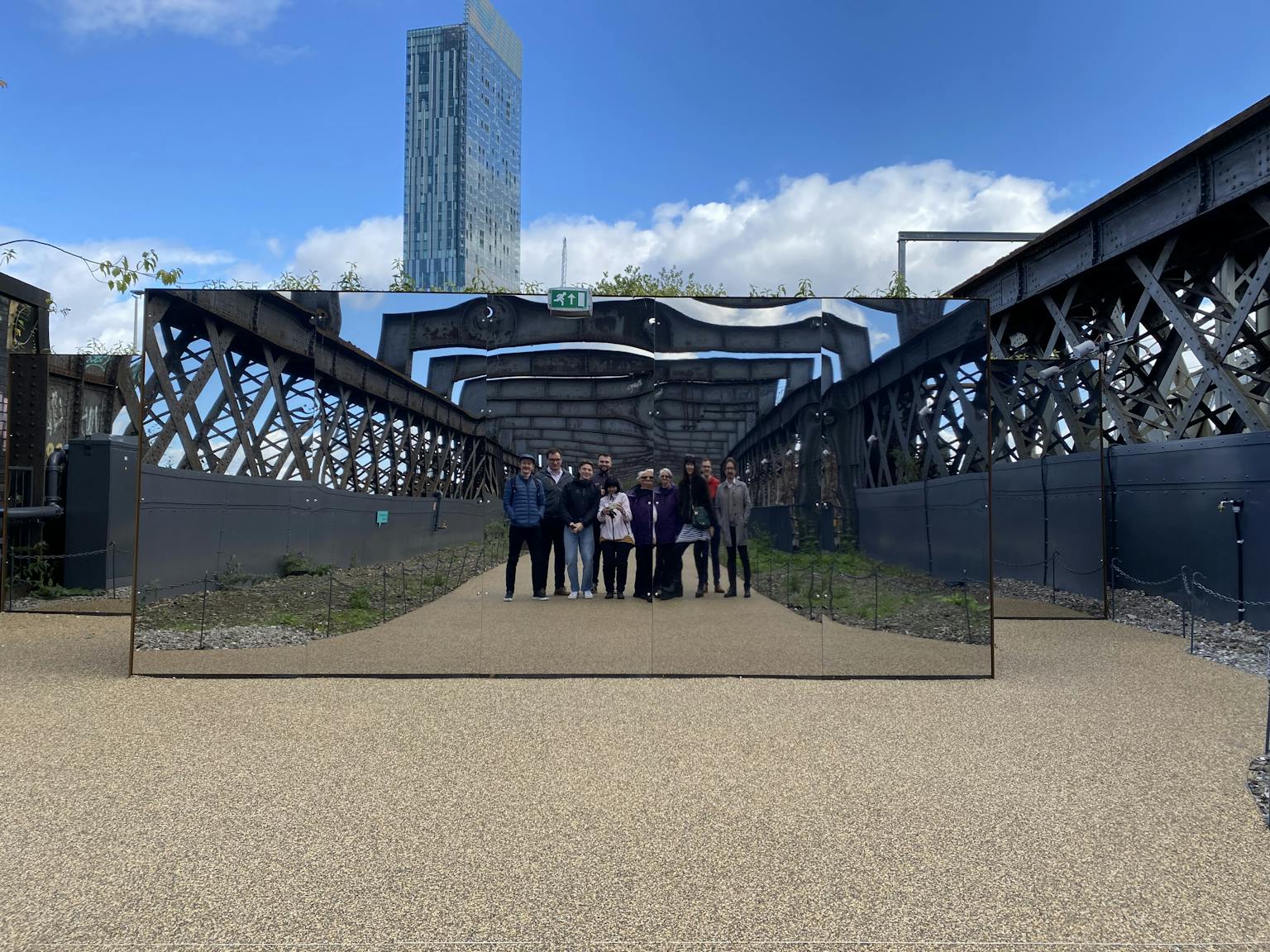 Purcell's Manchester Studio team visit Castlefield Viaduct