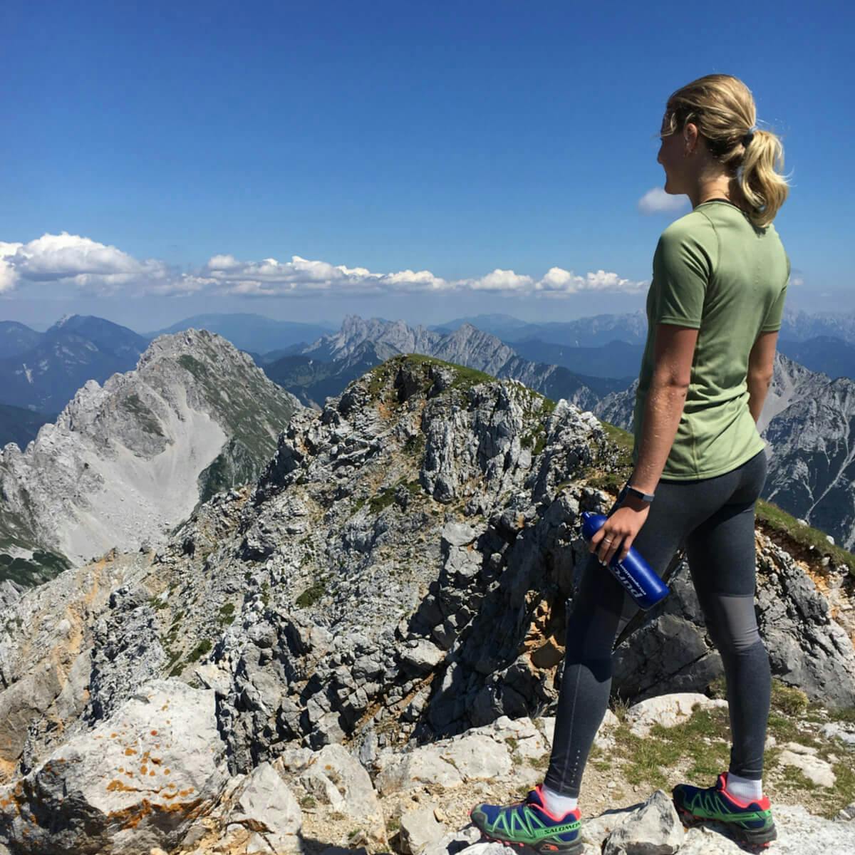 Carina Pölzl auf Heimaturlaub in Kärnten