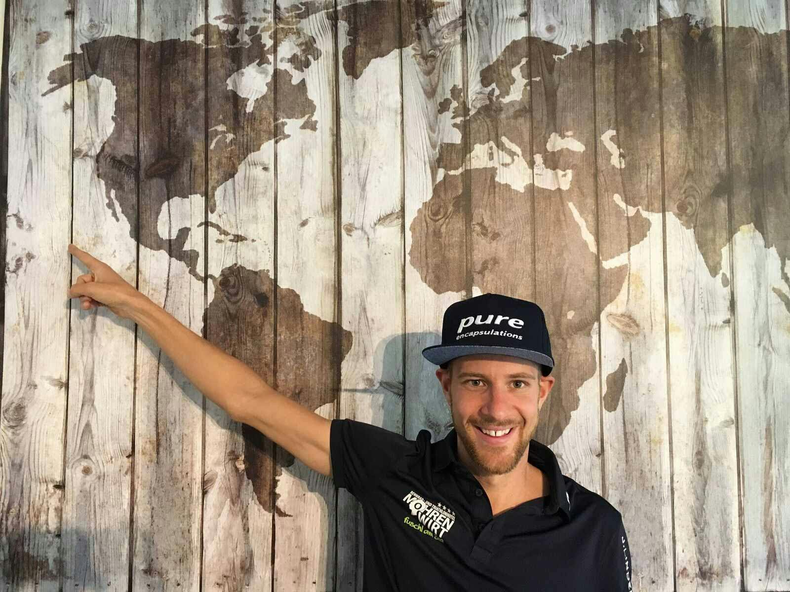 Pure Athlet Marc Duelsen ist bereit für den Ironman Hawaii.