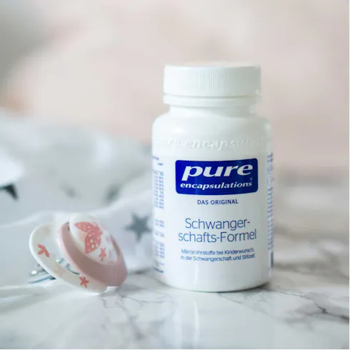 vitamine folsaure bei kinderwunsch schwangerschaft und stillzeit schwangerschafts formel pure encapsulations