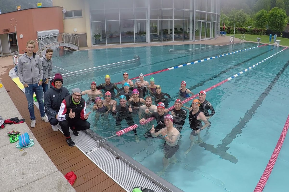 Triathlon Camp Tagebuch Schwimmgruppe
