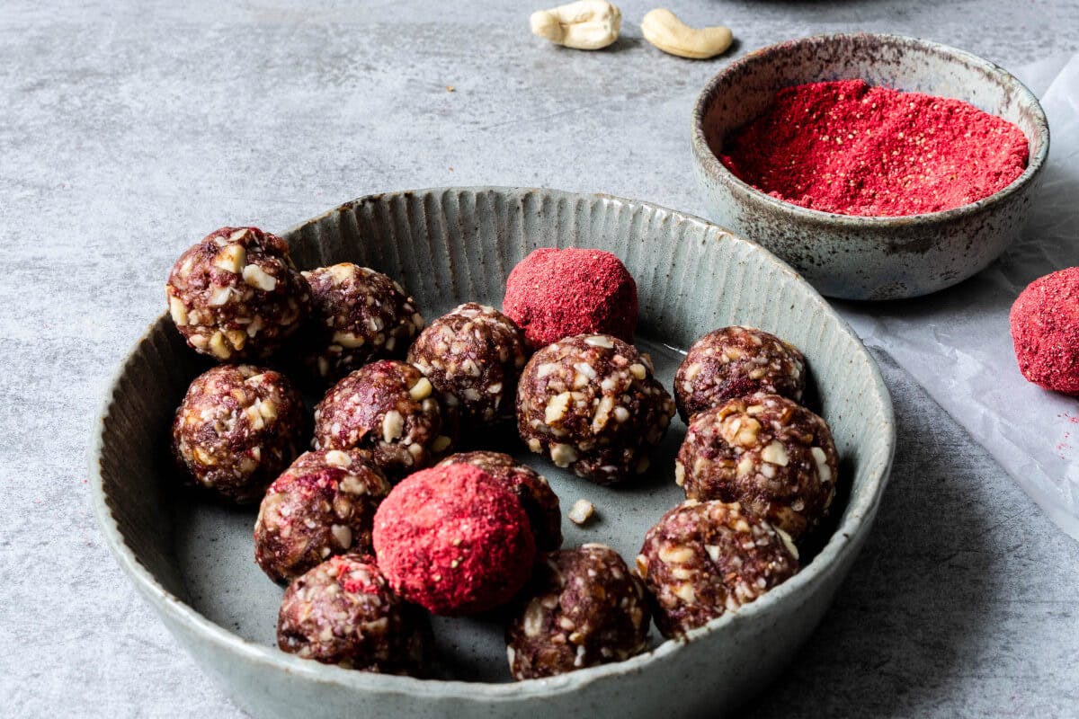 Himbeer Energy Balls