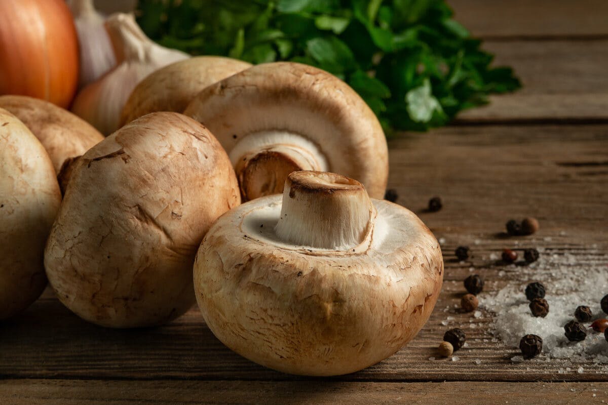 Auch in Champignons ist Vitamin D