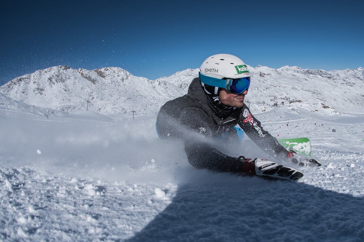 Alexander Payer auf der Piste
