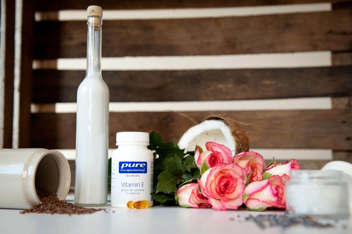 DIY: Selbstgemachte Lotion mit Kokosmilch und Vitamin E für die Haut