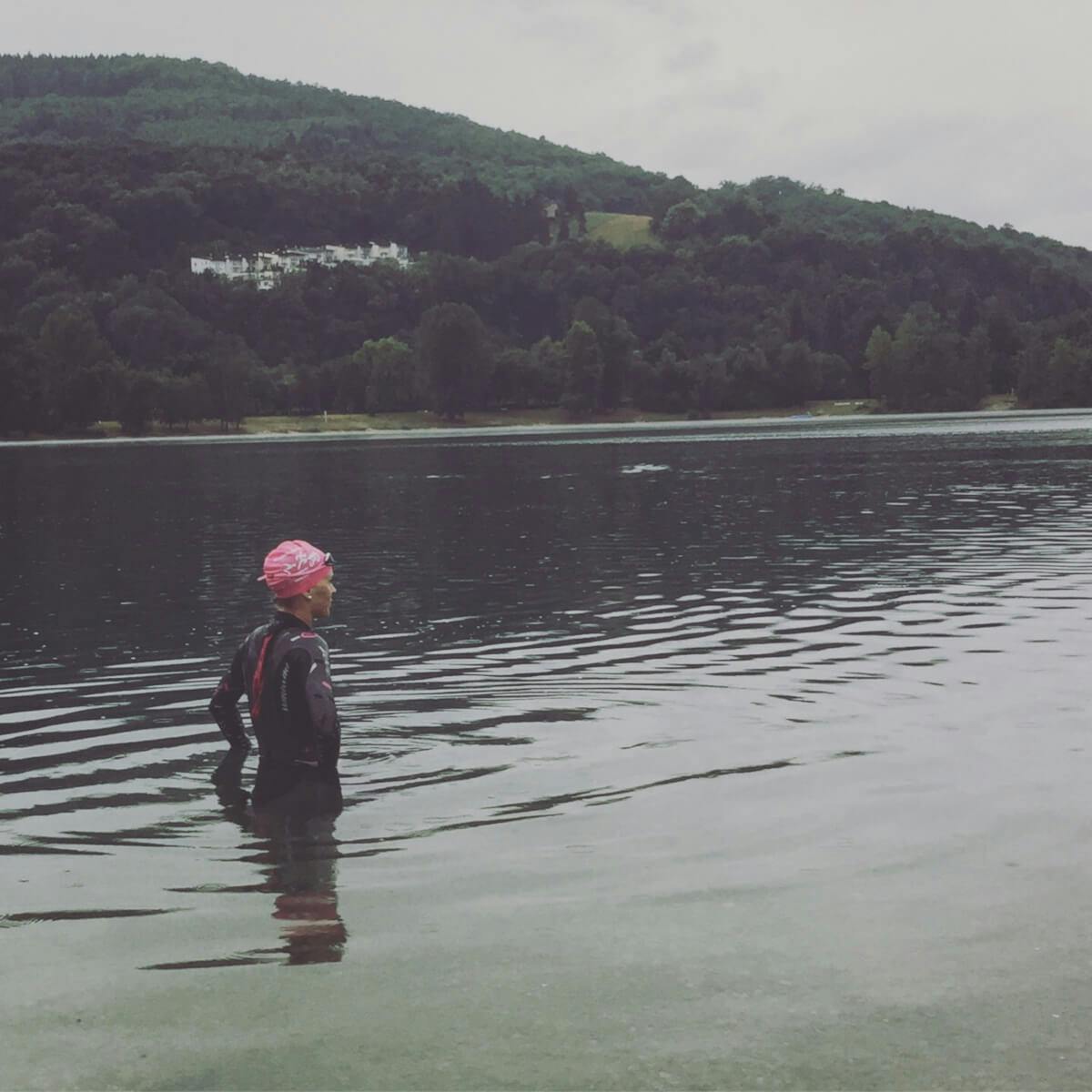 Stefanie Emler im Wasser