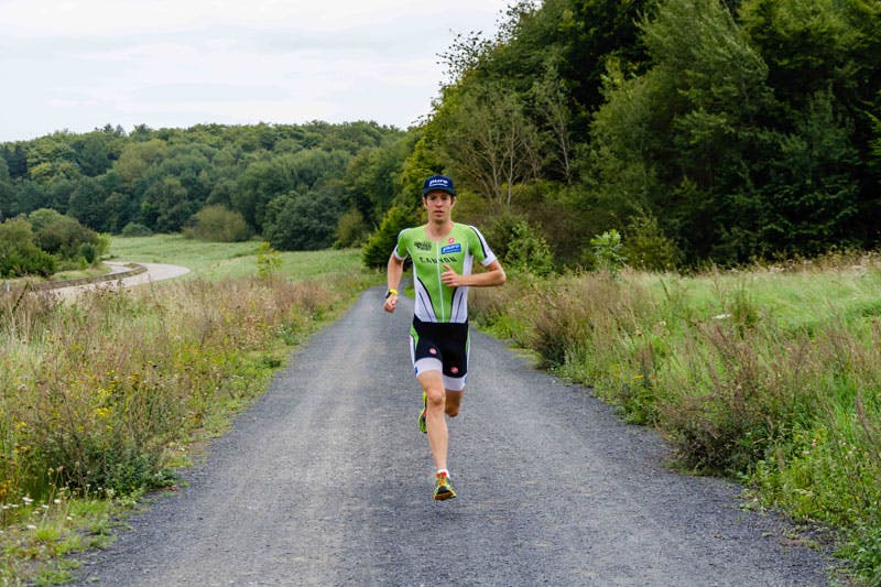 Pure Athlet Markus Fachbach bei seinem Training für den Ironman Hawaii.