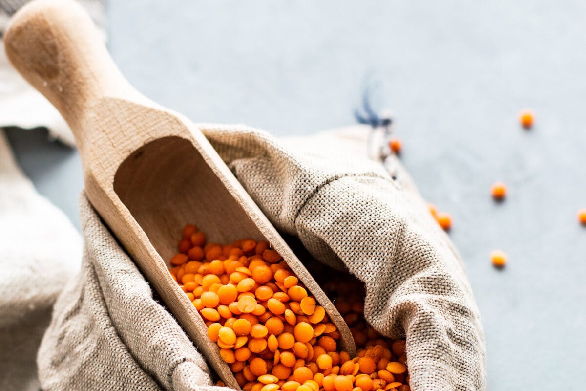 Hülsenfrüchte wie Linsen unterstützen die Deckung des Vitamin-B-Bedarfs