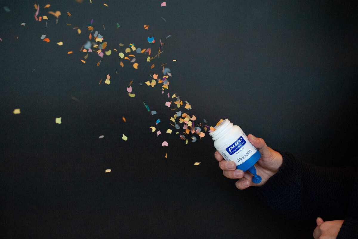 Upcycling von Verpackung als Party Popper