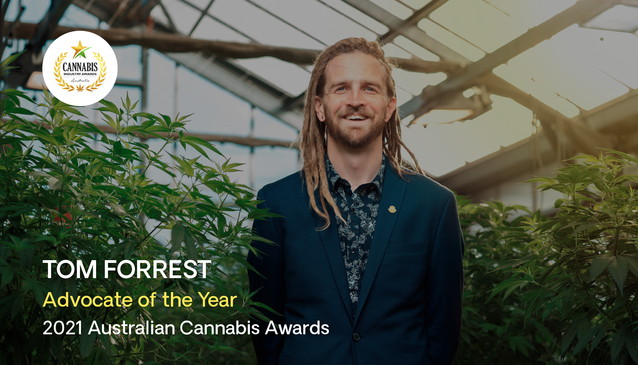 Tom Forrest wins Advocate of the Year award