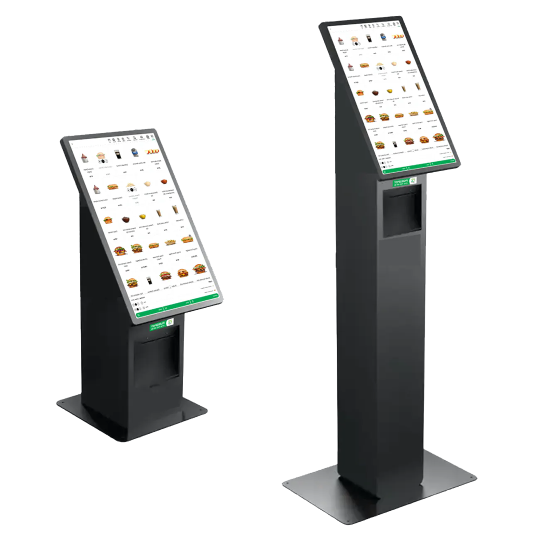 Purspots Expresskassor med pekskärm och integrerat Swish och kortbetalning