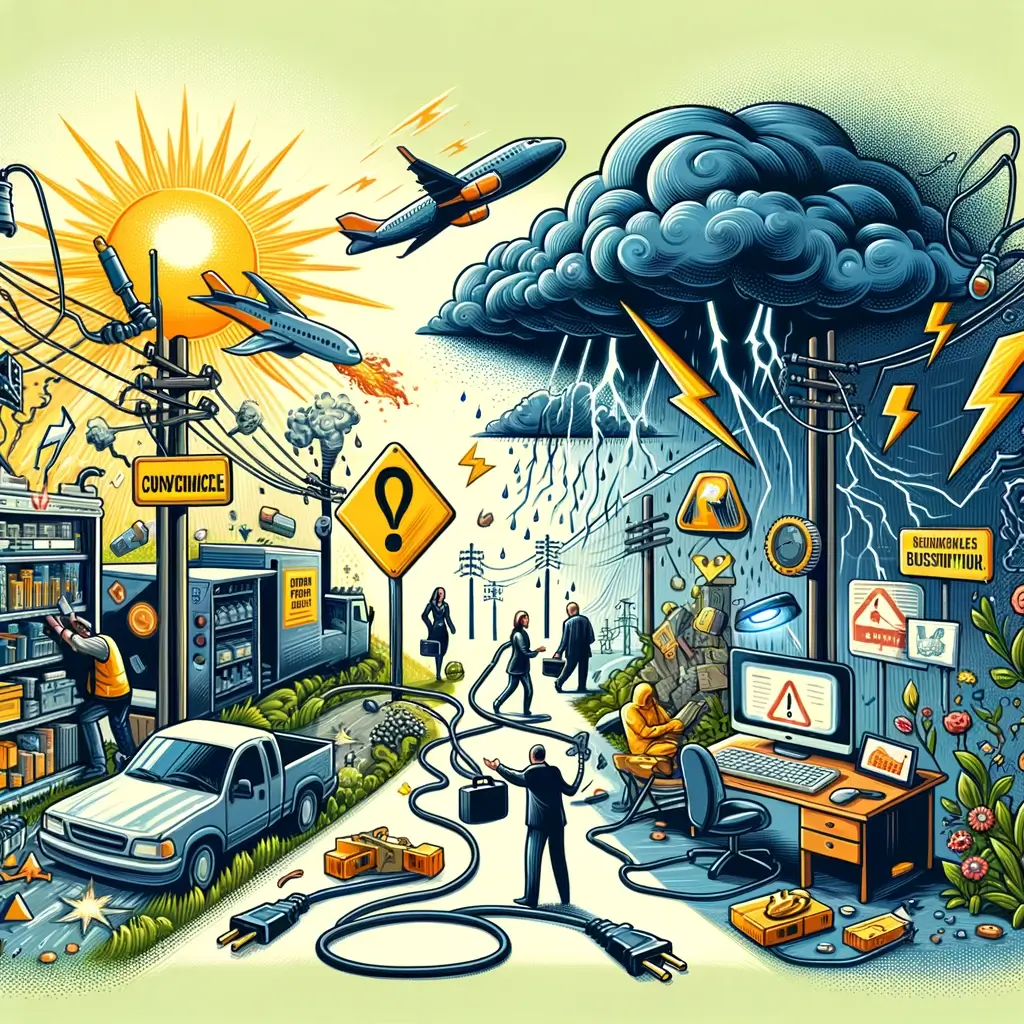 Störningar och Avbrott som kan orsaka ekonomiska förluster. 