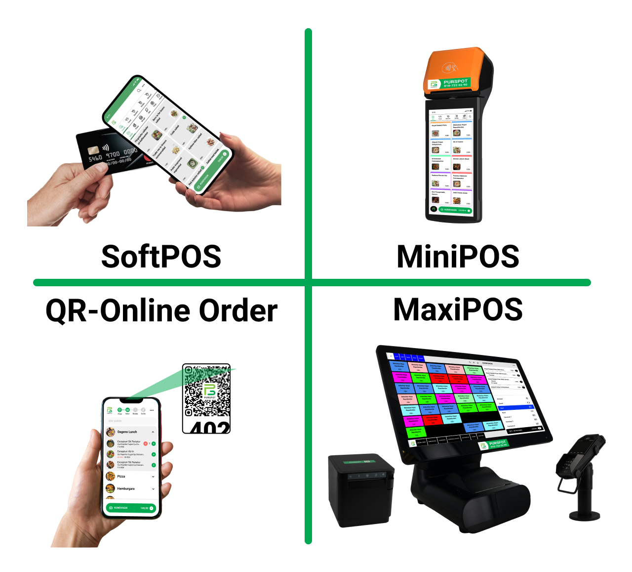 Purspot kassasystem och de olika betallösningar är godkända av skatteverket och uppfyller kraven för att användas som kassasystem och kassaregister.