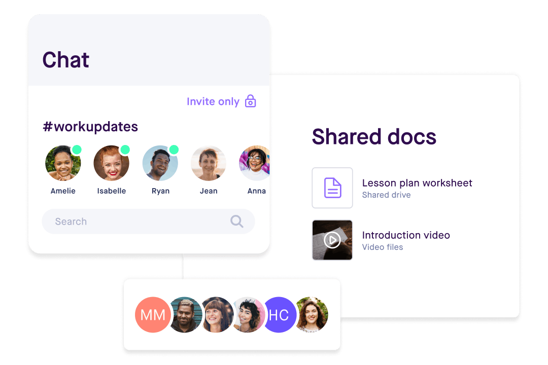 user presence indicators interface