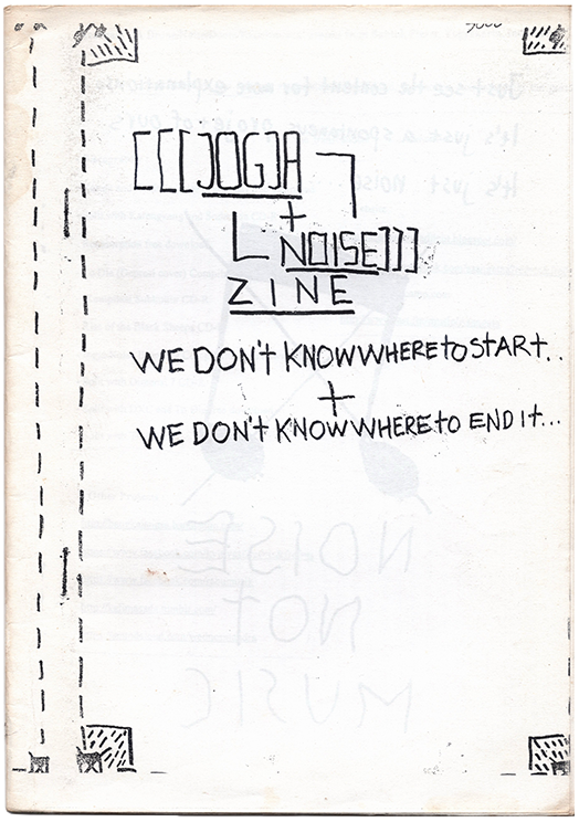 Jogja Noise Zine