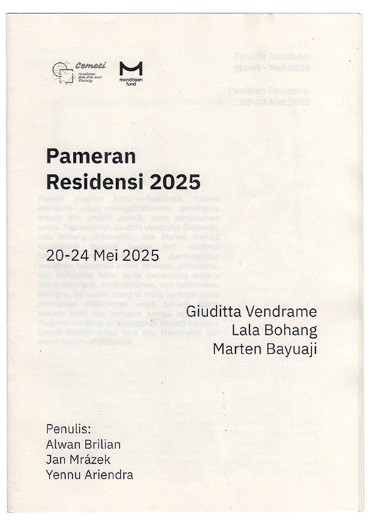 Cemeti - Pameran Residensi 20-24 Mei 2025