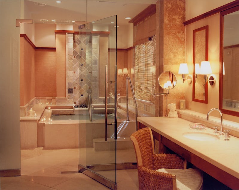 Bathroom inside Abhasa Spa at the Royal Hawaiian Hotel