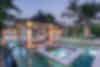Exterior photo of pool and jacuzzi