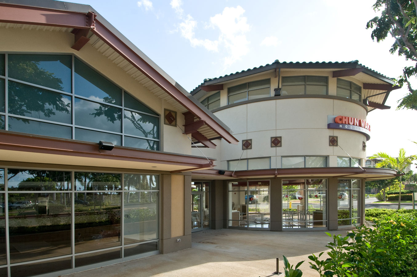 Exterior photo of Chun Wah Kam Noodle Factory at Crossroads at Kapolei Shopping Center