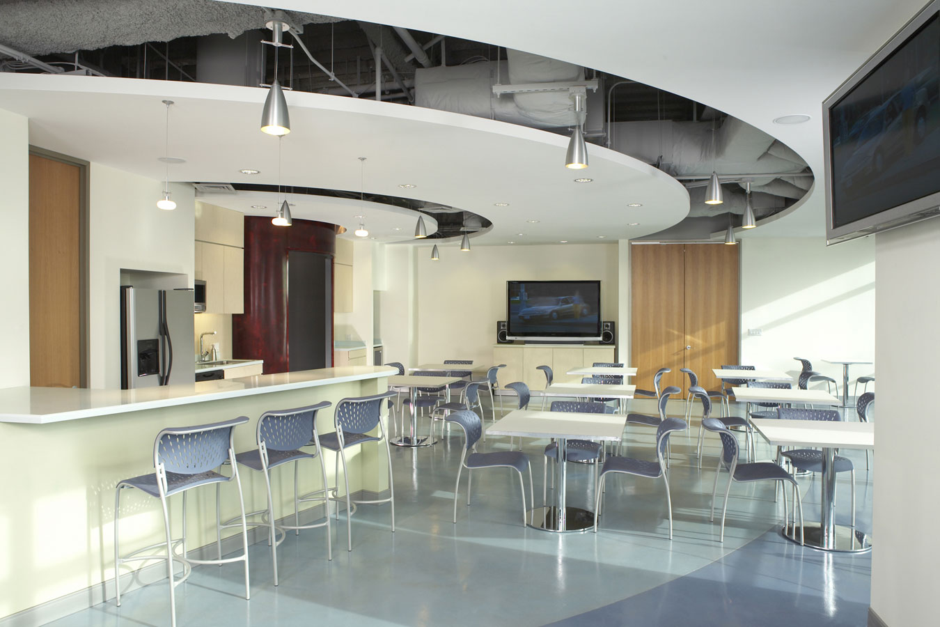 Kitchen and dining area.