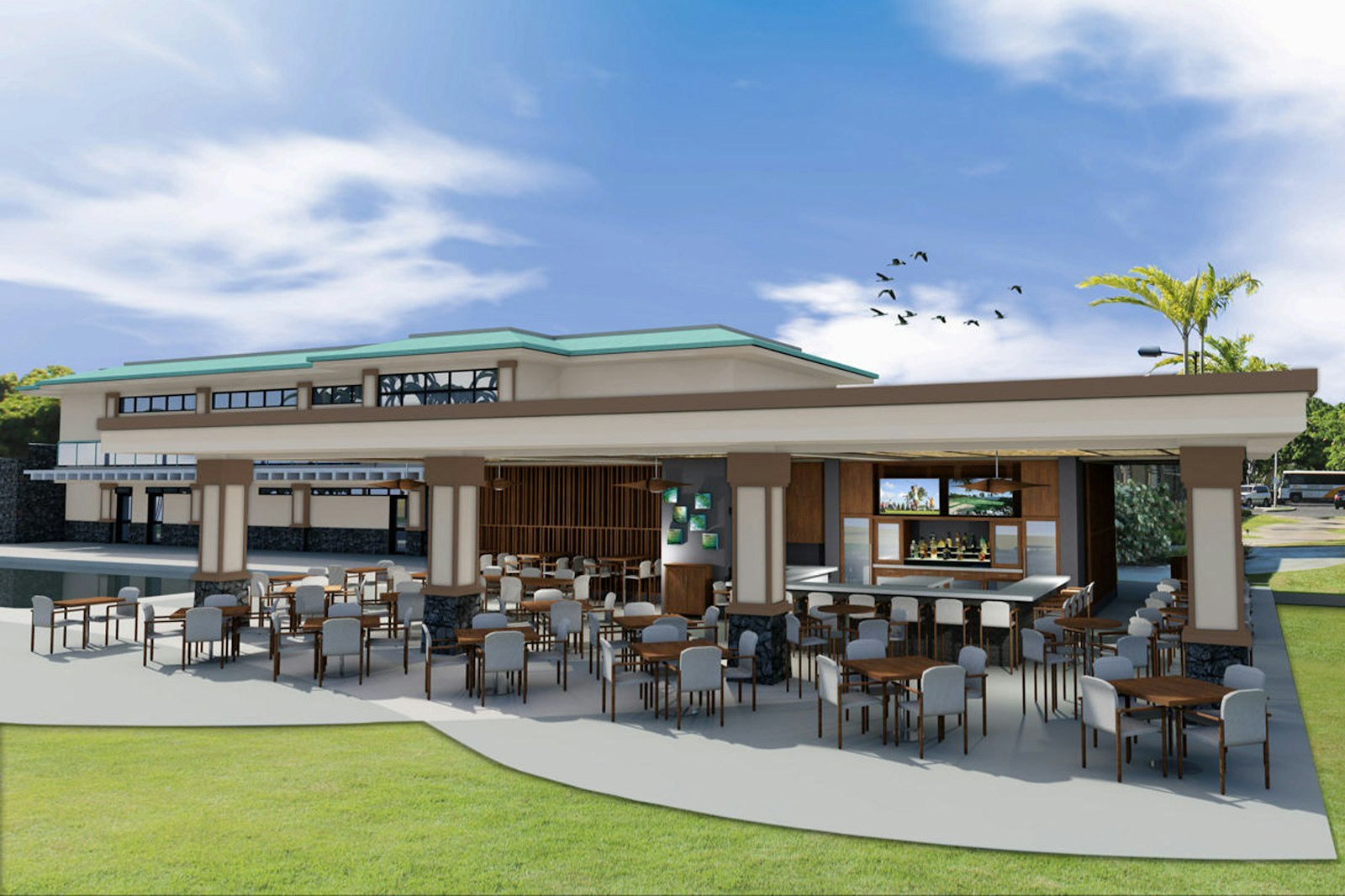 Waialae Country Club Oceanside Dining Peter Vincent Architects