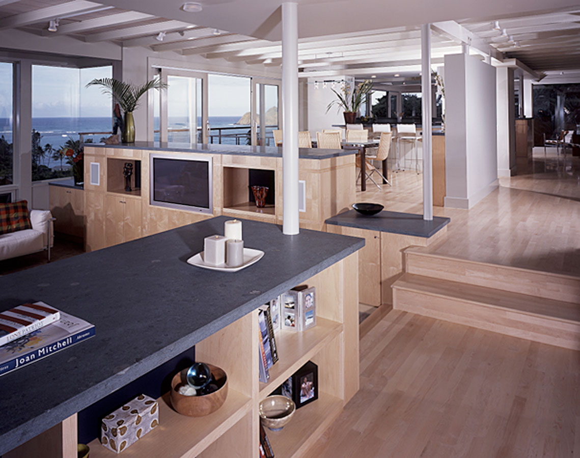 Shot of lounge and dining area.