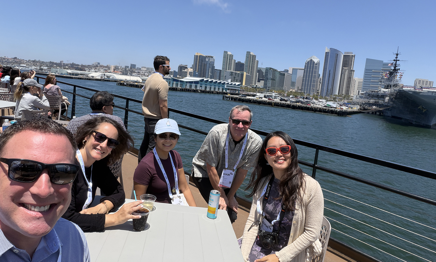 Todd, Mary Rose, Erin, Brad, & Lijin on San Diego tour