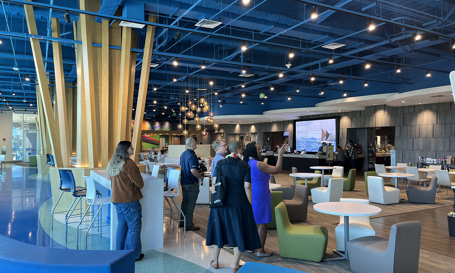 View of the main dining room
