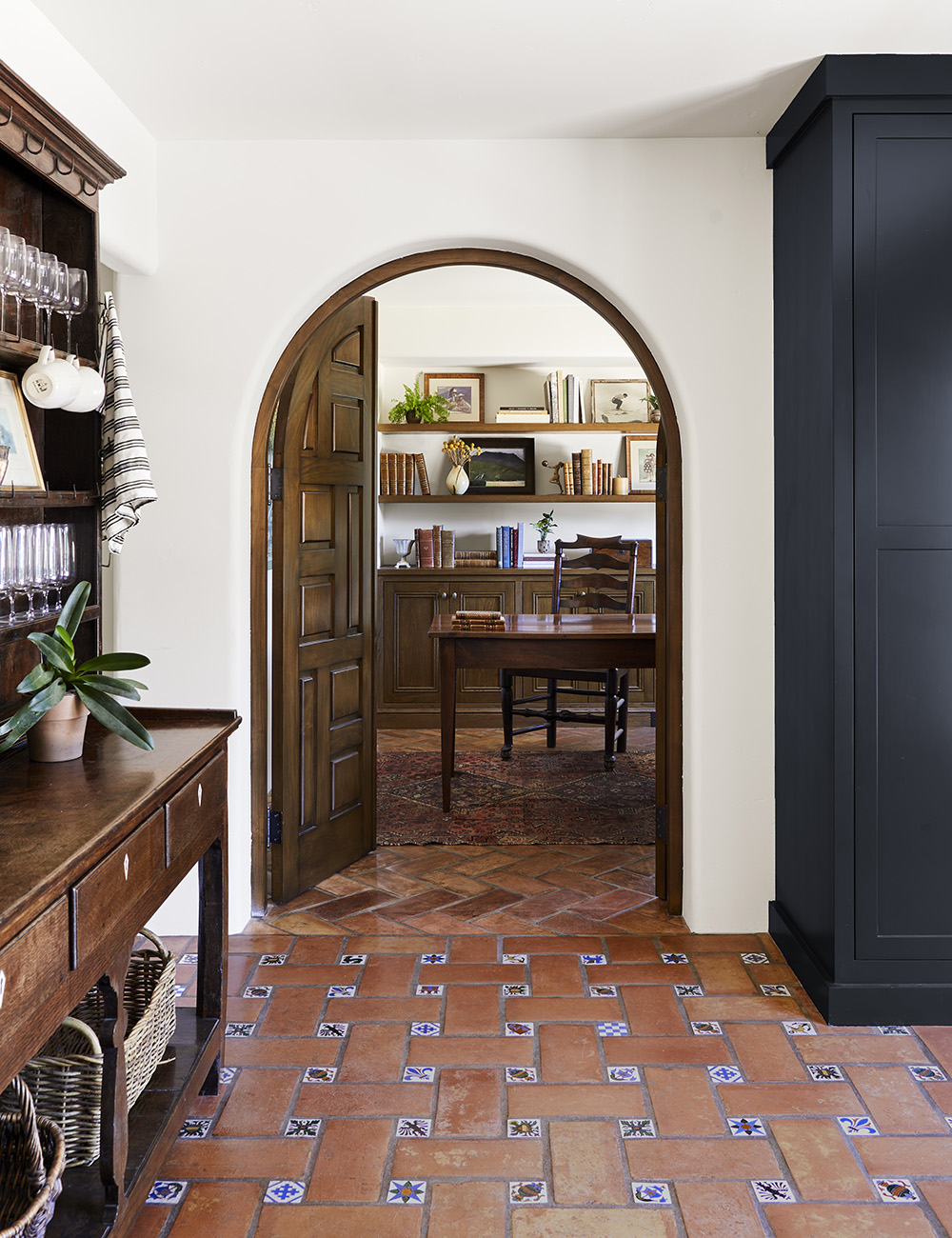 doorway into the office