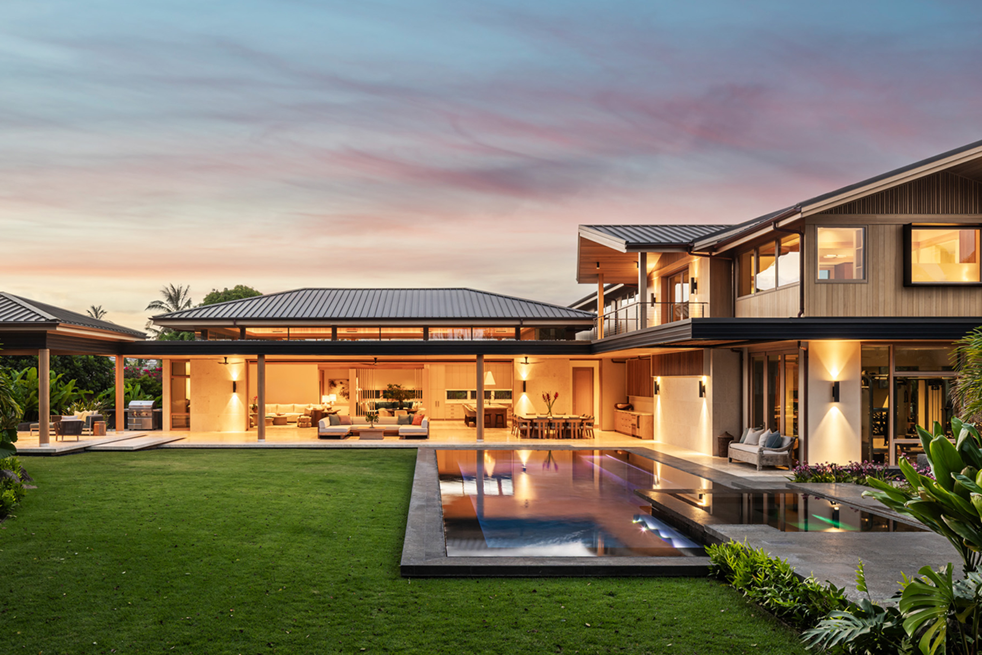 rear view of the house