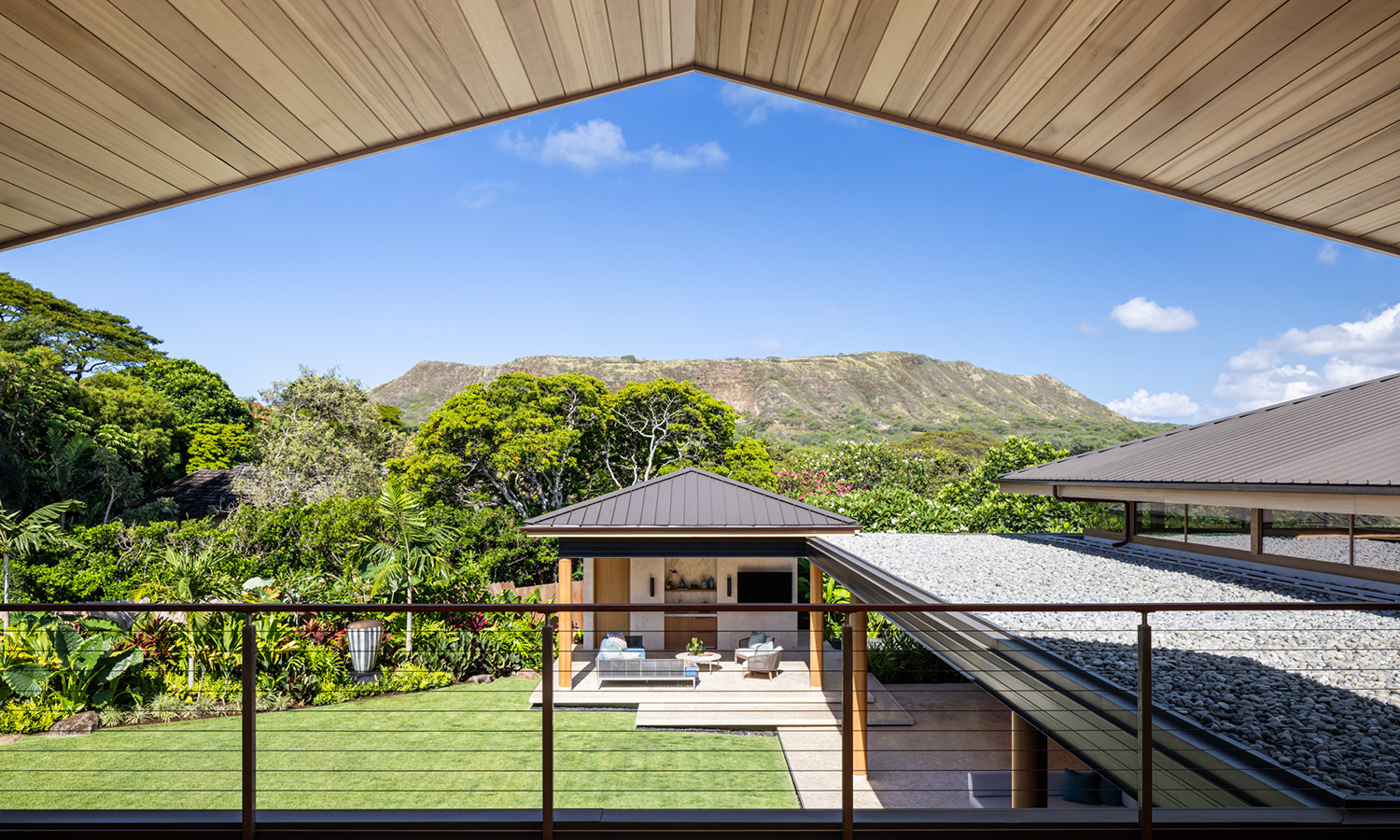 view from primary bedroom of Diamond Head 