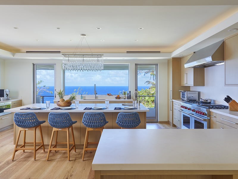 kitchen with view