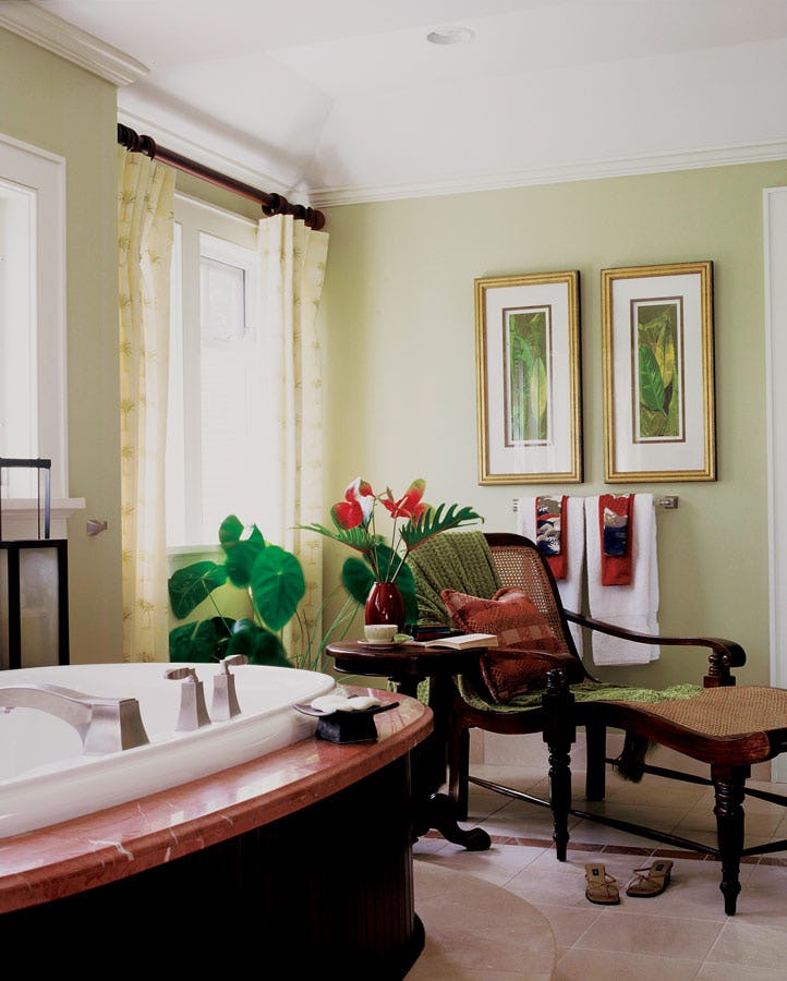 Bathroom and spa area.