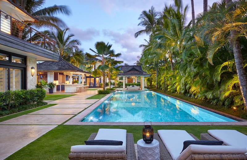 Pool with lounge chairs