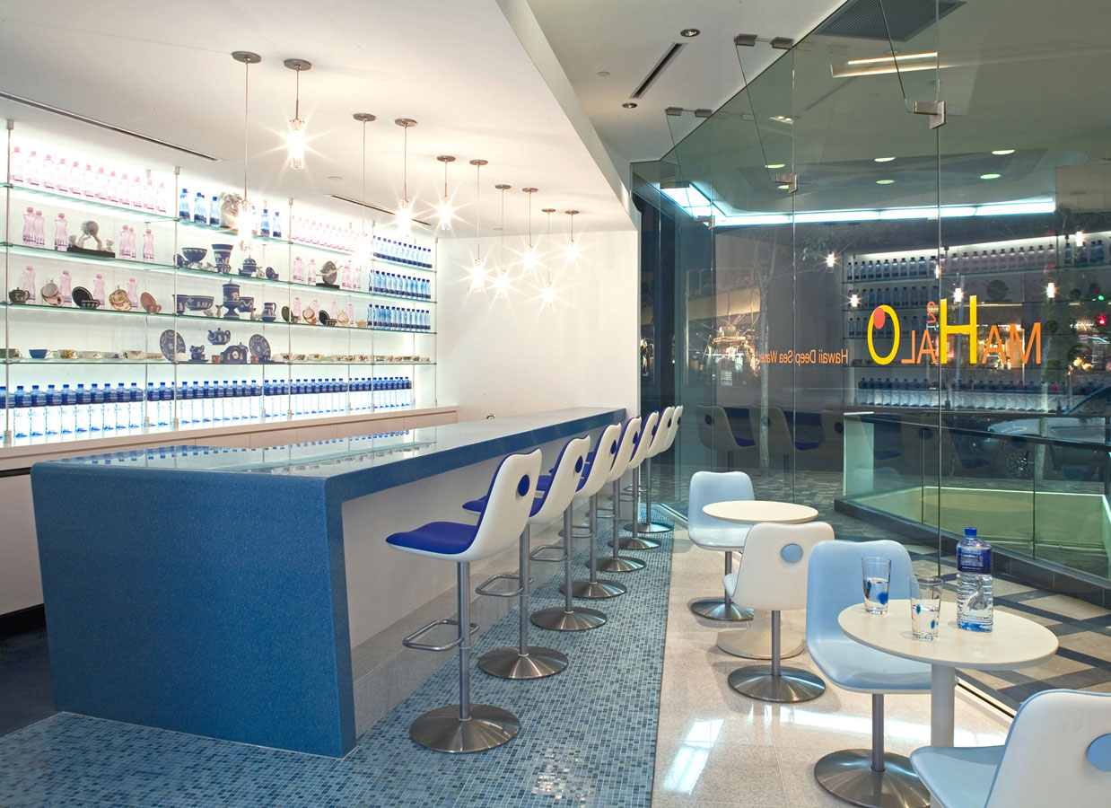 Mahalo Hawaii Deep Sea Water Showroom – Peter Vincent Architects