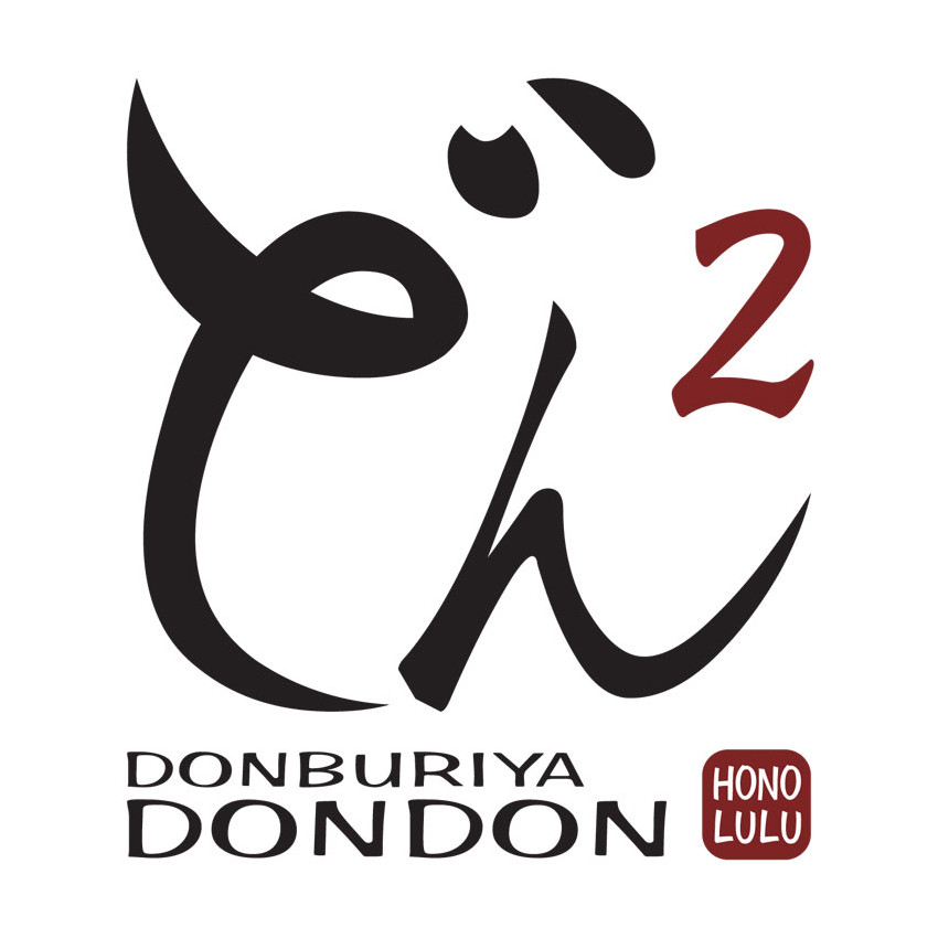 Dondon logo reading, "Donburiya Dondon Honolulu"